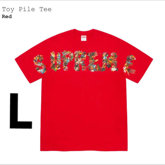 Supreme - Toy Pile Tee Red Lサイズ