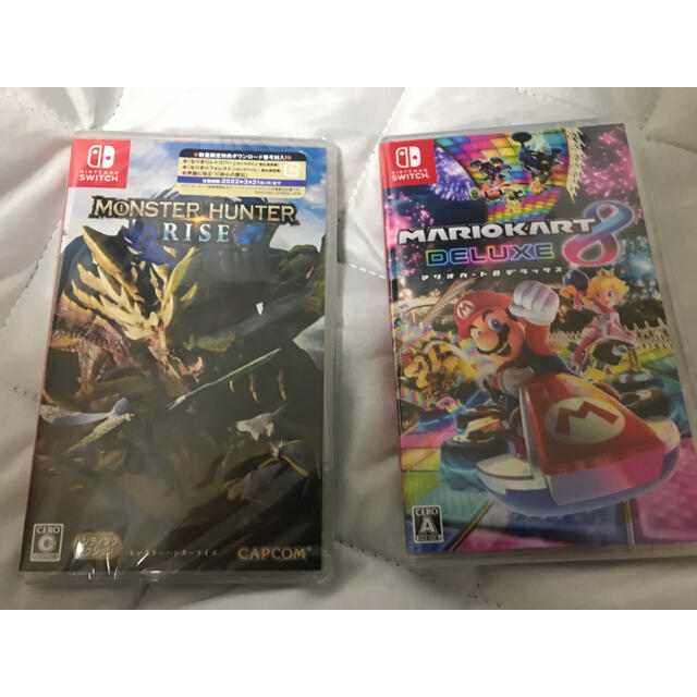 新品 未開封 モンスターハンターライズ ゼルダの伝説 Switchソフト2点