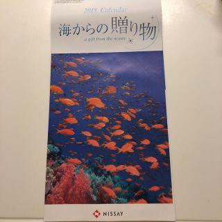 カレンダー　海からの贈り物　2018年(カレンダー/スケジュール)