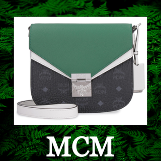 エムシーエム(MCM)の★SALE☆【MCM】ロゴ パトリシアレザークロスボディバッグ(ショルダーバッグ)