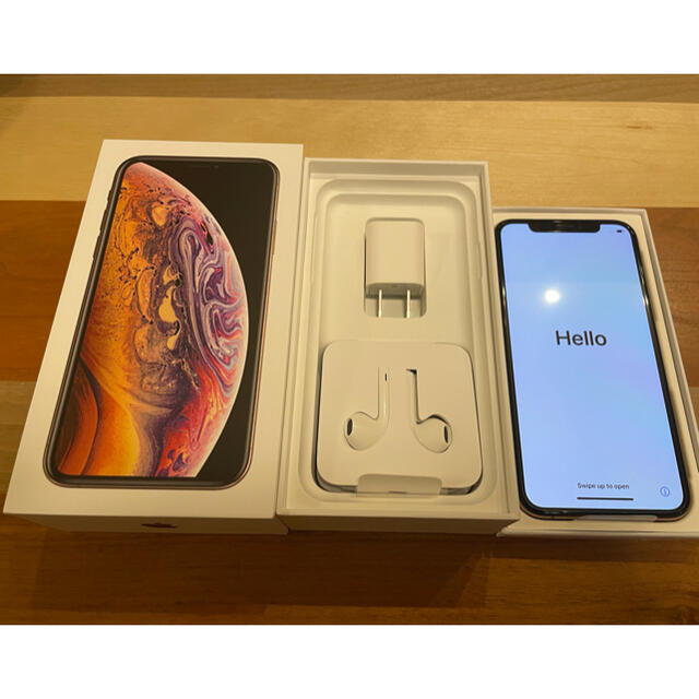 iPhone Xs max Gold 64GB SIMフリー