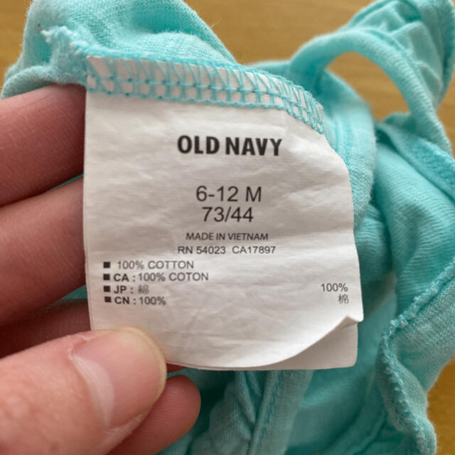 Old Navy(オールドネイビー)のOLD NAVY ロンパース　70cm キッズ/ベビー/マタニティのベビー服(~85cm)(ロンパース)の商品写真