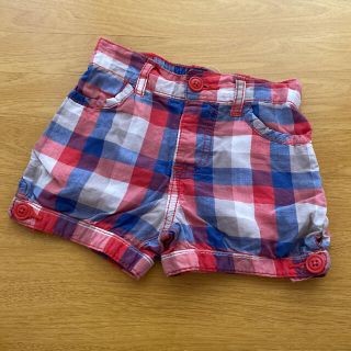 ベビーギャップ(babyGAP)のbaby Gap チェック柄ショートパンツ　70cm(パンツ)