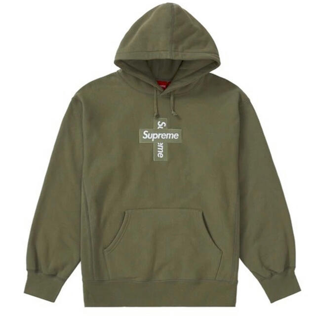 Supreme  CrossBoxLogoHoodedSweatshirt