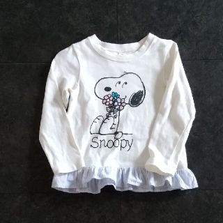 スヌーピー(SNOOPY)のスヌーピー ロンT カットソー 100(Tシャツ/カットソー)