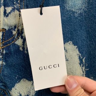 新品未使用❗️ GUCCI グッチ ブリーチ加工デニムパンツ 30インチ