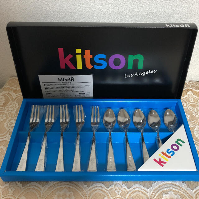 KITSON(キットソン)の新品 キットソン スプーン＆フォーク セット インテリア/住まい/日用品のキッチン/食器(カトラリー/箸)の商品写真