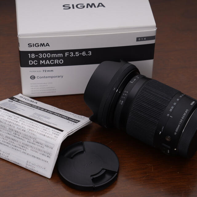 シグマ 18-300F3.5-6.3DCMACRO OS HSM キヤノン用カメラ