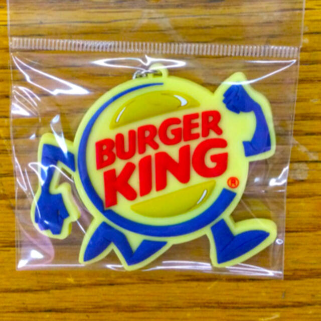 Burger King 　バーガーキング　 ラバー キーホルダー　 キーリング メンズのファッション小物(キーホルダー)の商品写真