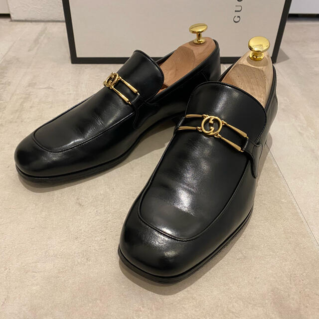 Gucci(グッチ)の【美品】GUCCI ローファー 2020ss インターロッキングG メンズの靴/シューズ(ドレス/ビジネス)の商品写真