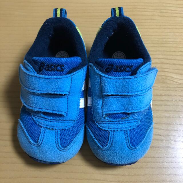 asics(アシックス)のアシックス　スニーカー　すくすく　ブルー　13.5 キッズ/ベビー/マタニティのベビー靴/シューズ(~14cm)(スニーカー)の商品写真