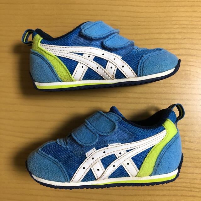 asics(アシックス)のアシックス　スニーカー　すくすく　ブルー　13.5 キッズ/ベビー/マタニティのベビー靴/シューズ(~14cm)(スニーカー)の商品写真