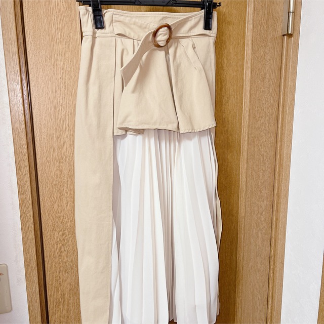 MERCURYDUO(マーキュリーデュオ)のトレンチプリーツスカート レディースのスカート(ロングスカート)の商品写真
