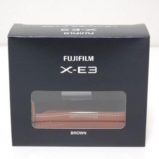 フジフイルム(富士フイルム)のFUJIFILM X-E3用 レザーケース BLC-XE3 ブラウン 新品(ミラーレス一眼)