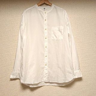 ユニクロ(UNIQLO)のUNIQLO　ノーカラーシャツ(シャツ)