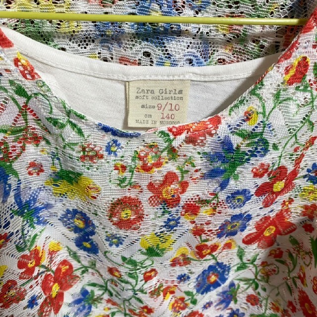 ZARA(ザラ)のキッズ　トップス　ノースリーブ キッズ/ベビー/マタニティのキッズ服女の子用(90cm~)(その他)の商品写真