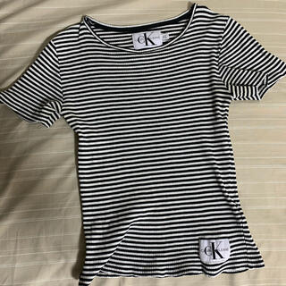カルバンクライン(Calvin Klein)のカルバンクライン　Calvin Klein 半袖Tシャツ　ボーダー(Tシャツ(半袖/袖なし))