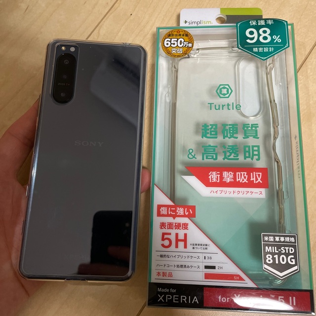 新着商品 - Xperia Xperia5 ケース付き ソフトバンク版 mark2 ⅱ