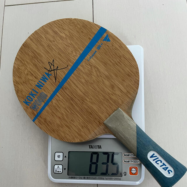 超軽量】丹羽孝希 ウッド VICTAS バタフライ 卓球ラケット