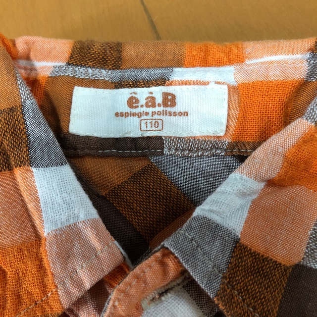 e.a.B(エーアーベー)のeab 110 中古　半袖シャツ　 キッズ/ベビー/マタニティのキッズ服男の子用(90cm~)(ブラウス)の商品写真