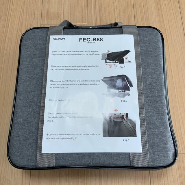 安い テレプロンプター　FEC-B88 GONGYI デジタル一眼