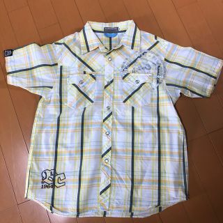 ブルークロス(bluecross)のブルークロス　130 中古　半袖シャツ　黄色(ブラウス)