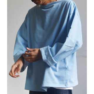 コモリ(COMOLI)のウティ/outil TRICOT AAST 裏起毛 ビッグバスクシャツ 未使用(Tシャツ/カットソー(七分/長袖))