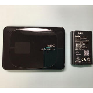 エヌイーシー(NEC)のLTEモバイルルータ Aterm MR02LN(PC周辺機器)