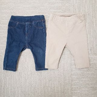 ムジルシリョウヒン(MUJI (無印良品))の無印良品　ベビー　ズボン　2枚セット(パンツ)