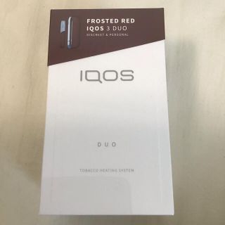 IQOS - 新品未使用 iQOS 3 DUO フロステッドレッドの通販 by ...