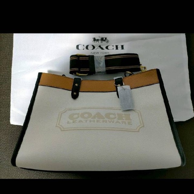 COACH トートバッグ　レザー　フィールド　カラーブロック　コーチ　C0777