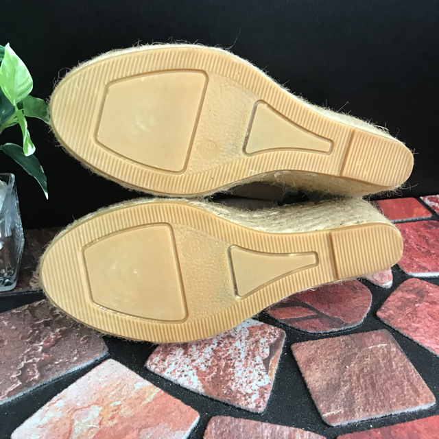 Calzanor(カルザノール)のカルザノール サンダル(M)ウェッジソール エスパドリーユ スウェード ベージュ レディースの靴/シューズ(サンダル)の商品写真