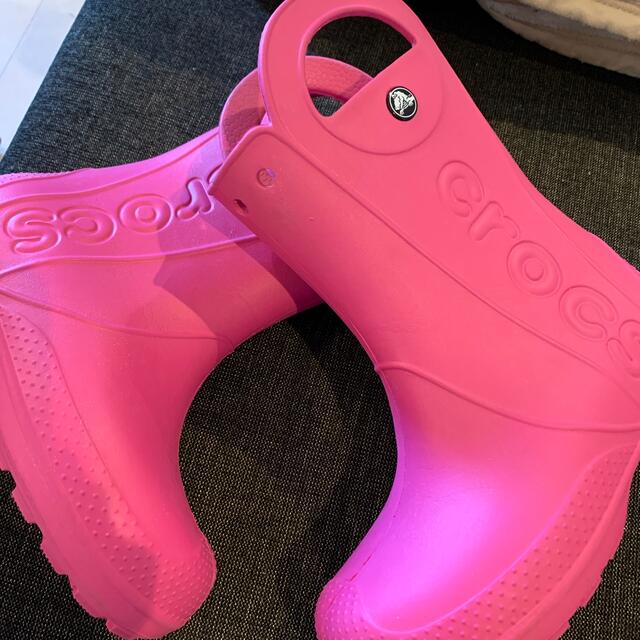 crocs(クロックス)のクロックス　長靴　20cm キッズ/ベビー/マタニティのベビー靴/シューズ(~14cm)(長靴/レインシューズ)の商品写真