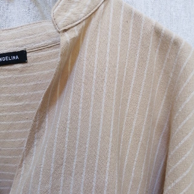 リネン　ロングシャツ レディースのトップス(シャツ/ブラウス(長袖/七分))の商品写真