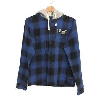 ステューシー(STUSSY)の美品 ステューシー STUSSY 長袖シャツ    メンズ S(パーカー)