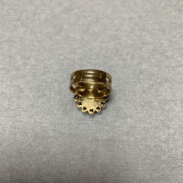 vintage gold plated 十字架　キリスト　リング　12号 メンズのアクセサリー(リング(指輪))の商品写真