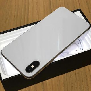 iphoneXS モックアップ　展示模型　白　前後ガラス　マークなし　匿名配送(その他)