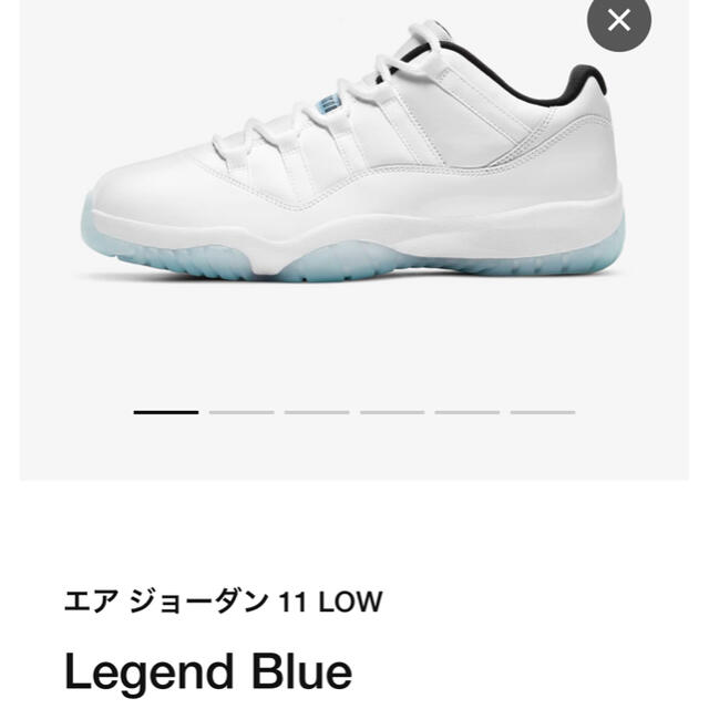 NIKE(ナイキ)のNIKE AIR JORDAN 11 LOW エアジョーダン11 ロー メンズの靴/シューズ(スニーカー)の商品写真