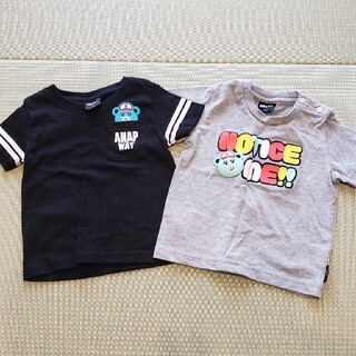 アナップキッズ(ANAP Kids)のANAP way Tシャツ 2枚セット(Tシャツ/カットソー)