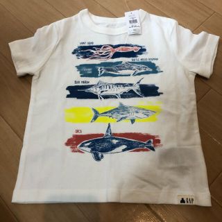 ギャップ(GAP)のGAP★90★新品タグ付き白Tシャツ(Tシャツ/カットソー)