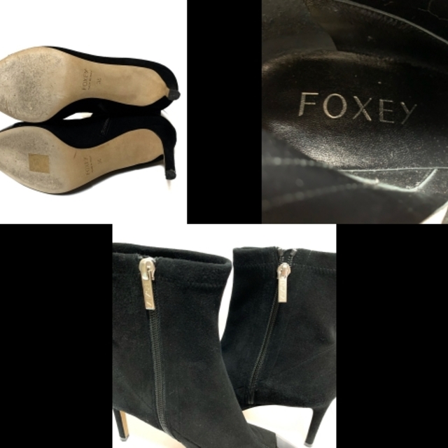FOXEY(フォクシー)のFOXEY(フォクシー) 36 レディース美品  黒 レディースの靴/シューズ(ブーティ)の商品写真