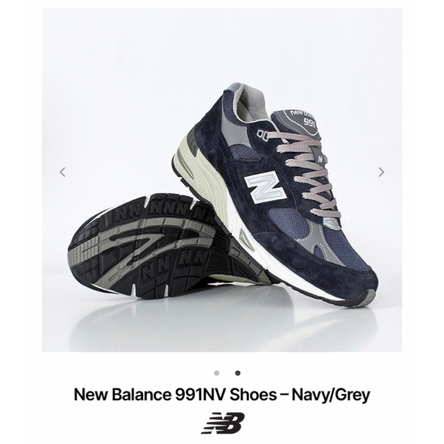 【日本未発売】 New Balance 991NV – Navy/Grey