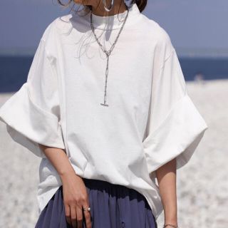 アンティカ(antiqua)の✴︎antiqua✴︎ 折り返しスリーブTシャツ！新品未開封！(Tシャツ(長袖/七分))