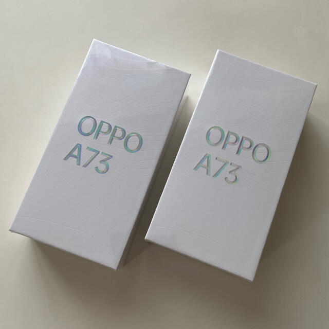 【新品未開封】OPPO A73 2台セット ネイビーブルー 送料無料