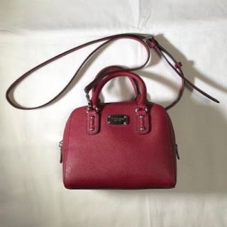 マイケルコース(Michael Kors)のMICHAEL KORS　ショルダーバッグ　ハンドバッグ　赤(ショルダーバッグ)