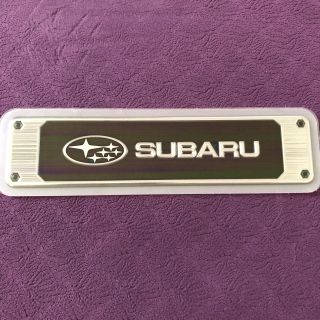 スバル(スバル)のSUBARU スバル純正 ロゴステッカー ヘアライン調(車外アクセサリ)