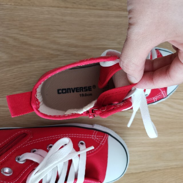 CONVERSE(コンバース)のコンバース　オールスター　19cm　新品 キッズ/ベビー/マタニティのキッズ靴/シューズ(15cm~)(スニーカー)の商品写真