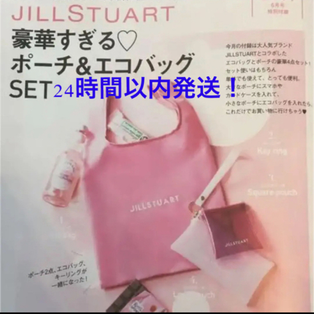 JILLSTUART(ジルスチュアート)のゼクシィ　６月号　付録　ジルスチュアート　エコバッグ レディースのバッグ(エコバッグ)の商品写真