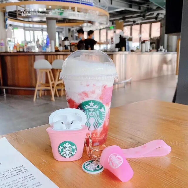 大人気 スタバ スリコンケース Airpods3ケース ベアリスタの通販 by