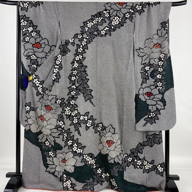振袖 美品 名品 身丈170cm 裄丈71cm 正絹 【中古】 年末の ...